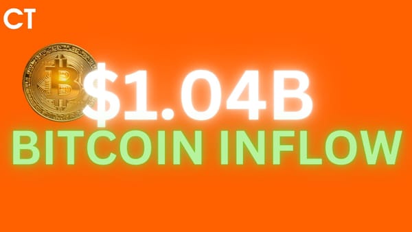 Bitcoin’s $1.04B Inflow—Massive Sell-Off or Bullish Move?